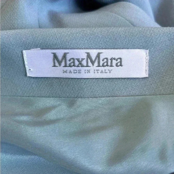 Max Mara blue wool shift dress in size 4 - Picture 6 of 7